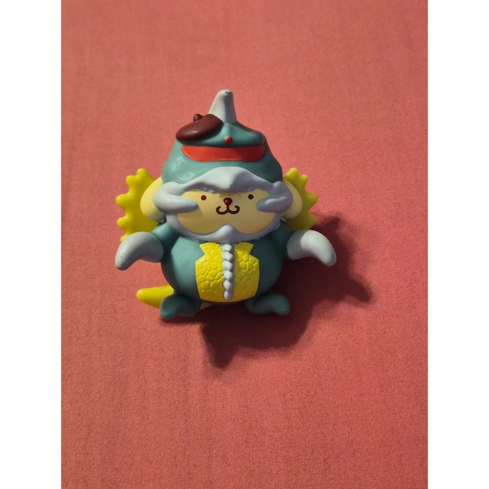 Sanrio Pompompurin Monster Hunter Zinogre Collaboration Mini Figure Blue Yellow